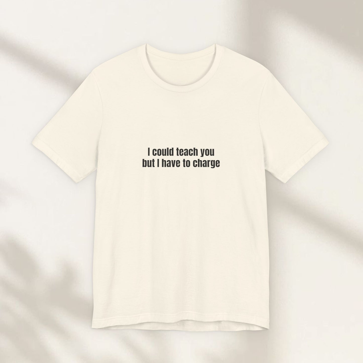 I Could Teach You But I Have to Charge Jersey Tee