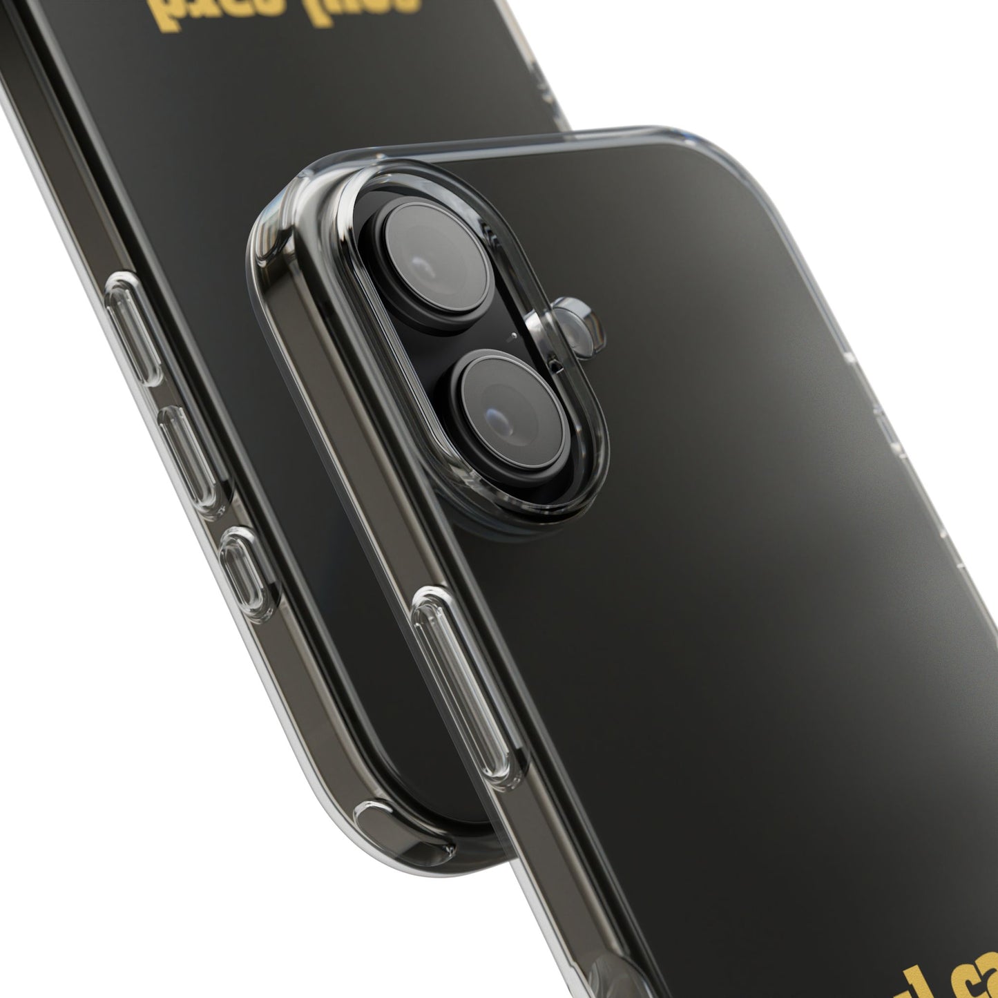 Soul Card Never Declines Clear Impact-Resistant Phone Case