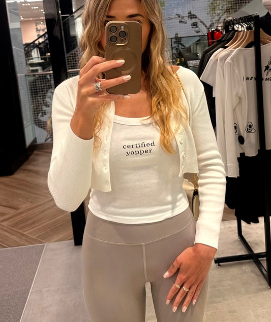 Certified Yapper Cami Top
