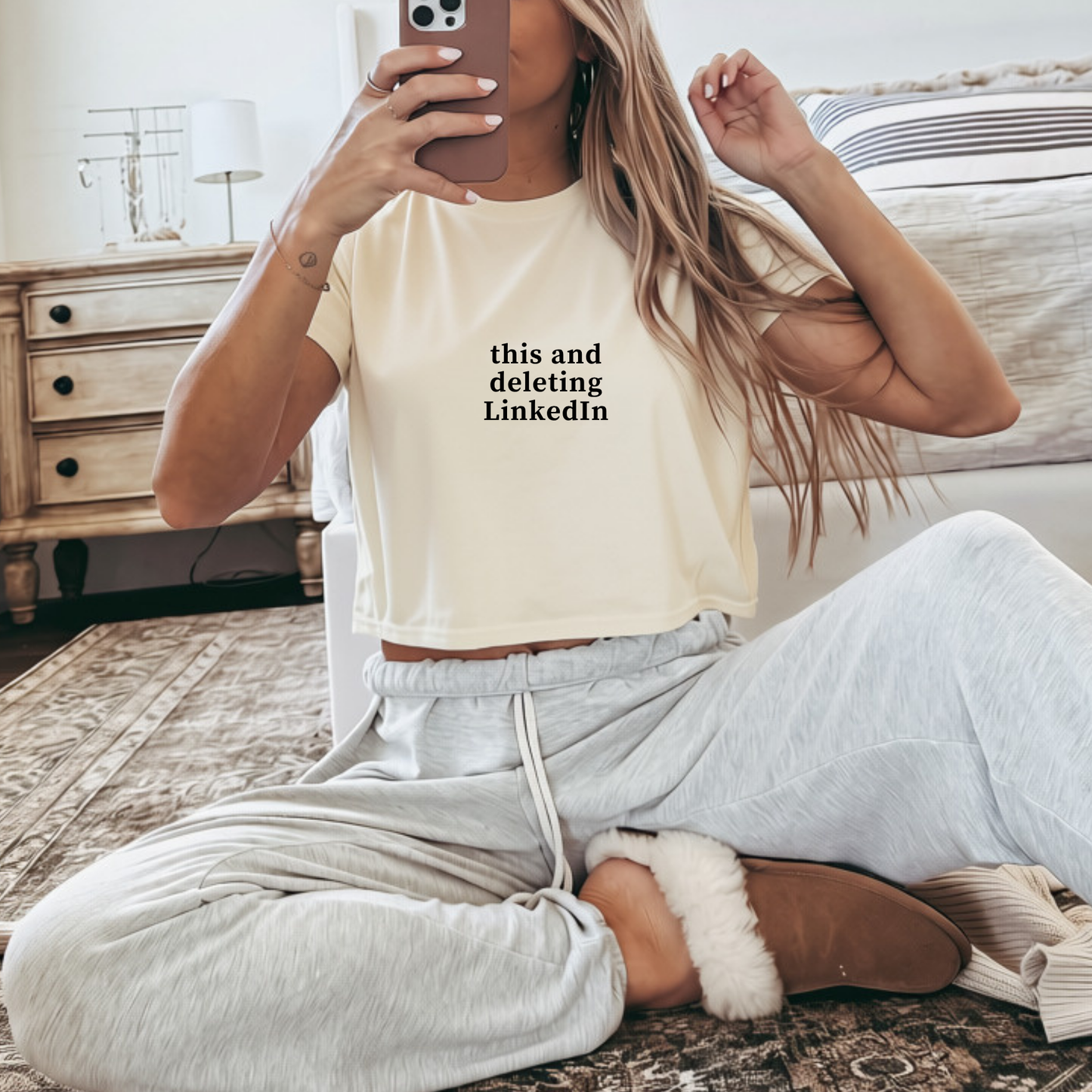 This and Deleting LinkedIn Crop Top