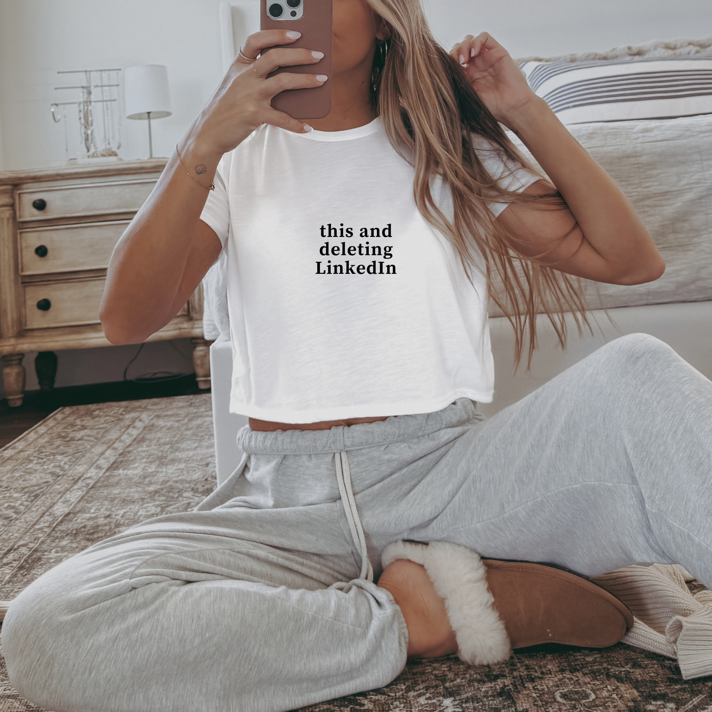 This and Deleting LinkedIn Crop Top