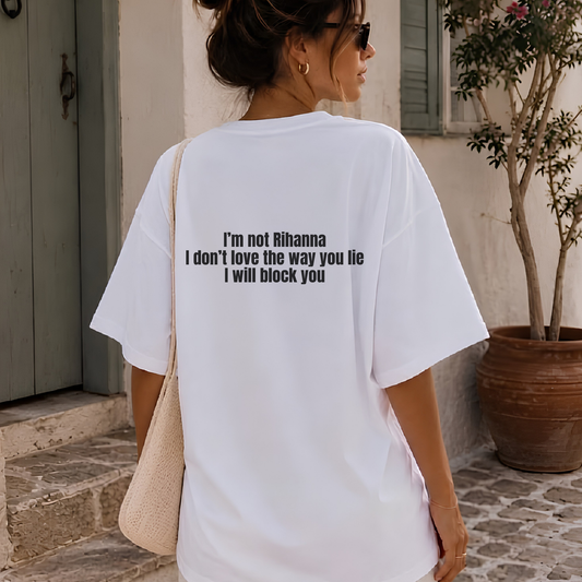 I Will Block You Jersey Tee