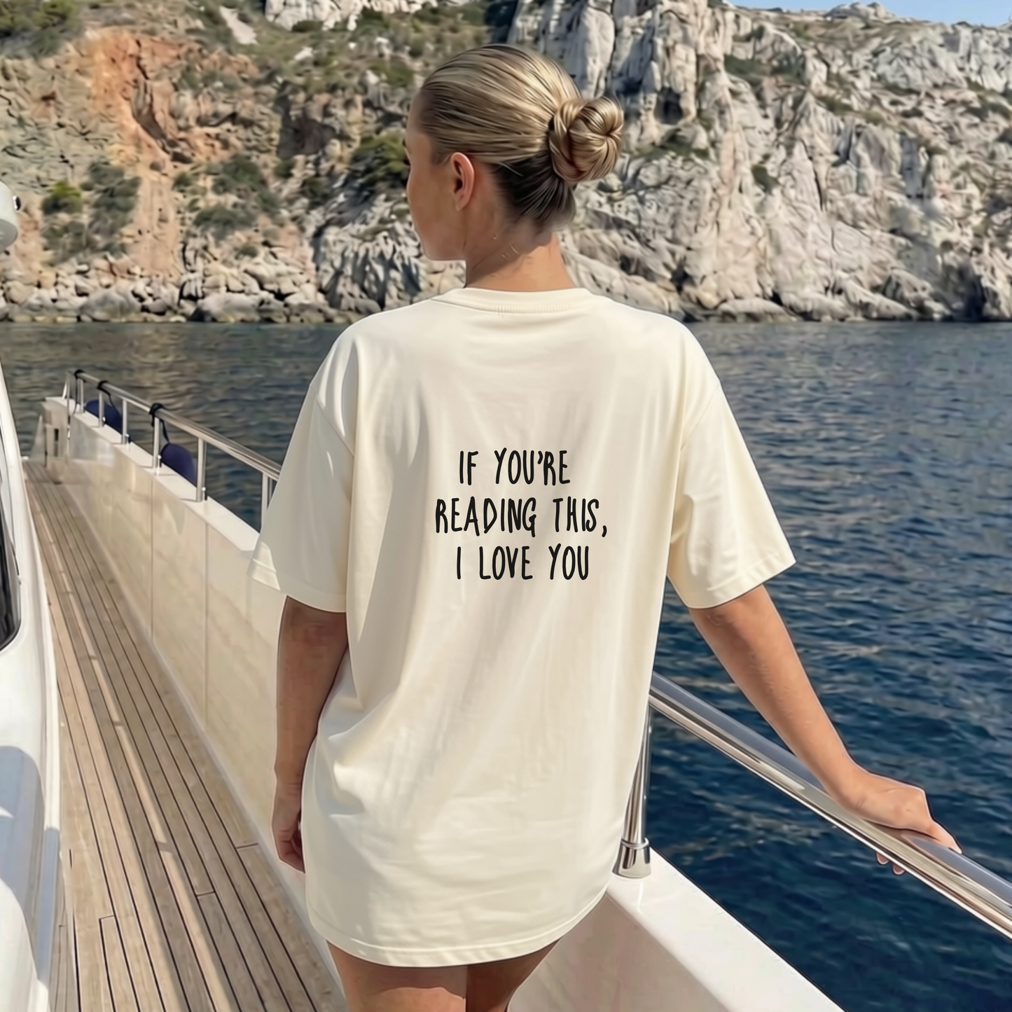 If You're Reading This, I Love You Jersey Tee