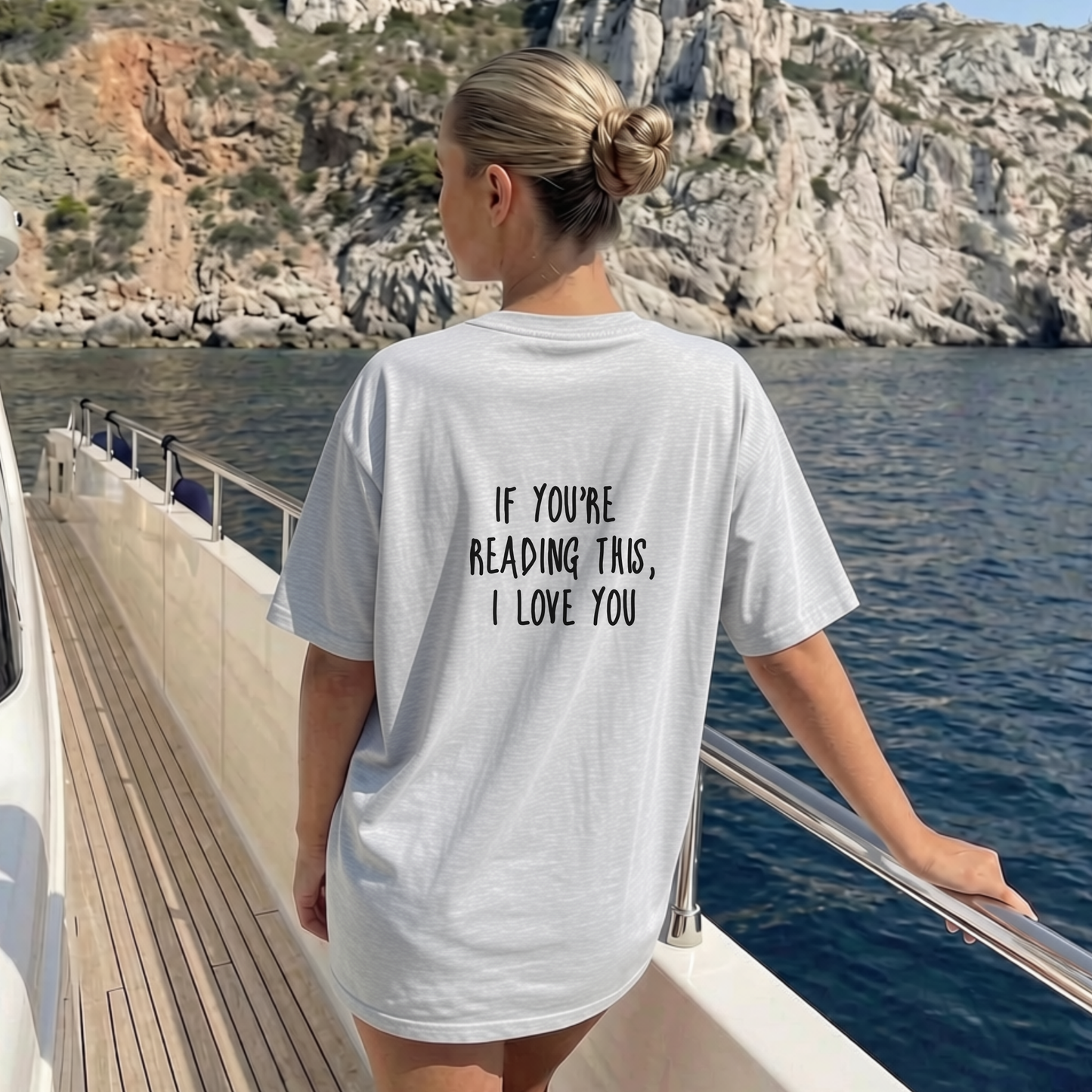 If You're Reading This, I Love You Jersey Tee