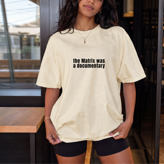 The Matrix Was a Documentary Jersey Tee