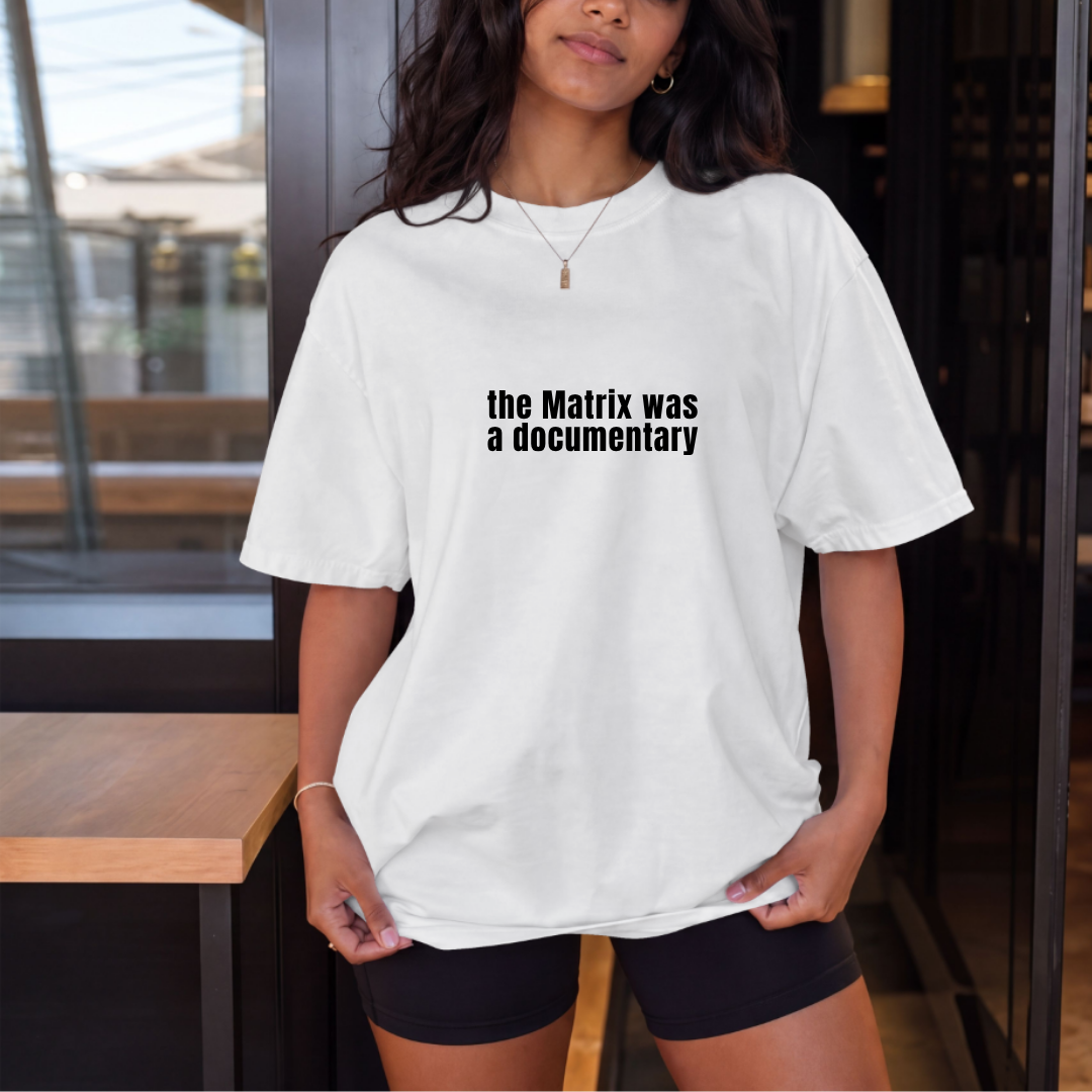 The Matrix Was a Documentary Jersey Tee