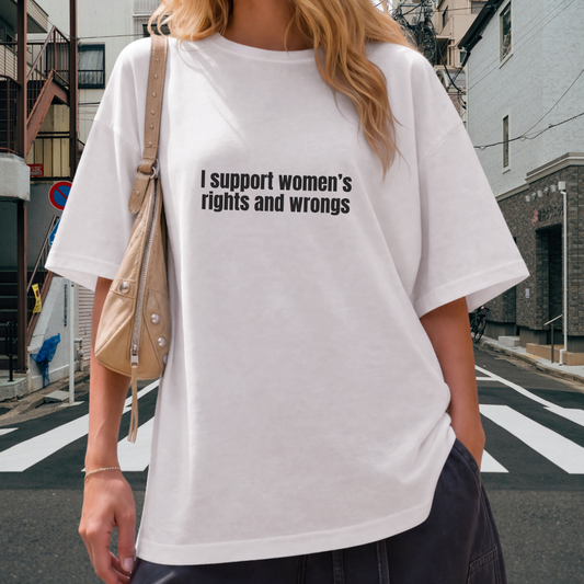 Women's Rights and Wrongs Jersey Tee