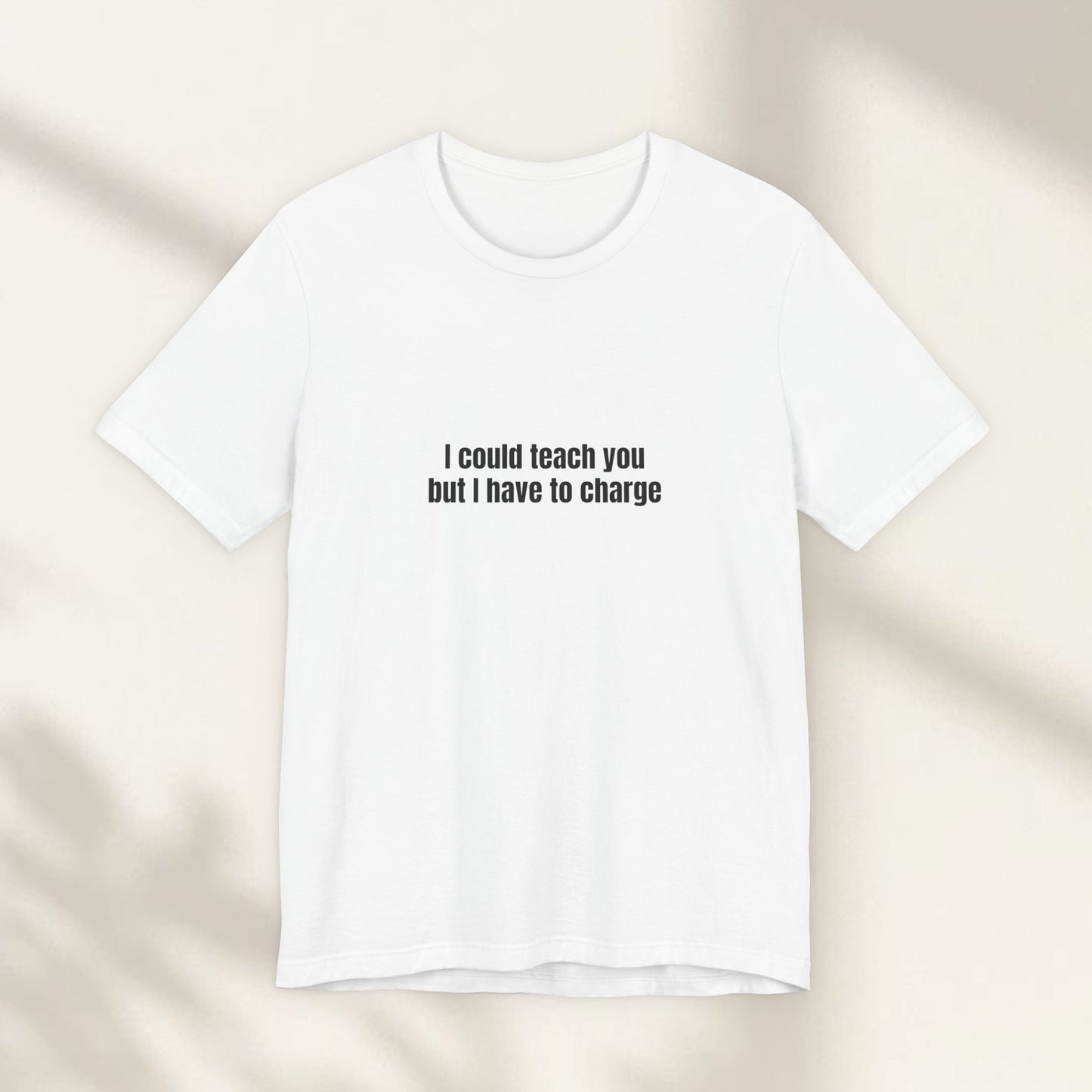 I Could Teach You But I Have to Charge Jersey Tee