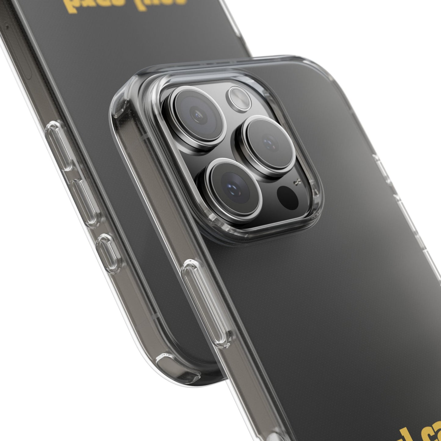 Soul Card Never Declines Clear Impact-Resistant Phone Case