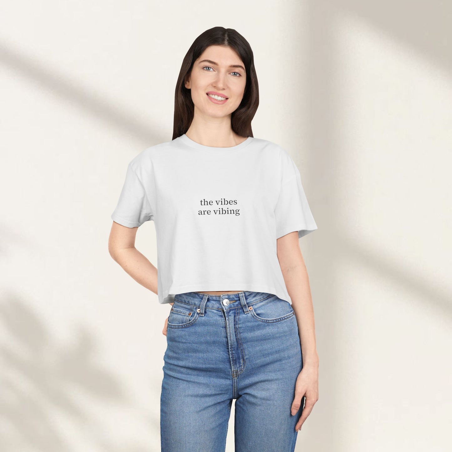The Vibes Are Vibing Crop Top