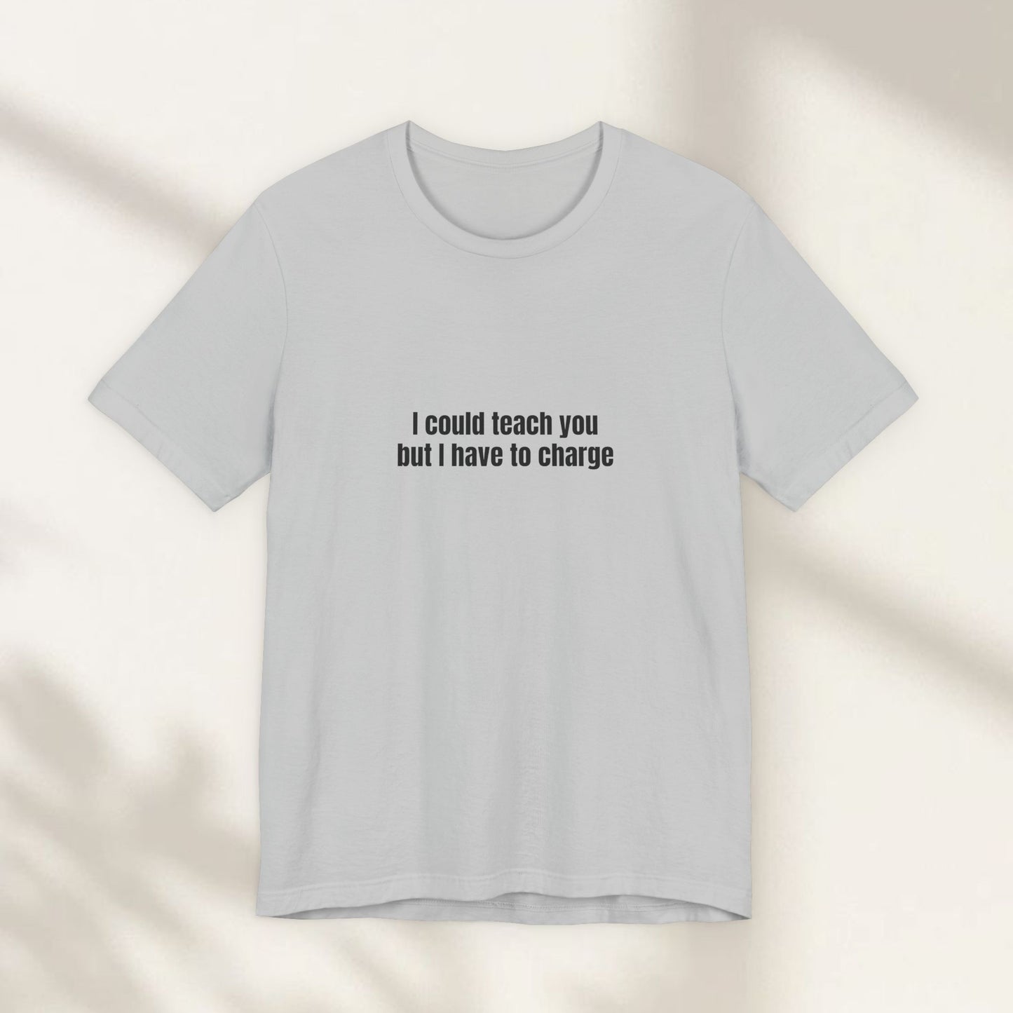 I Could Teach You But I Have to Charge Jersey Tee